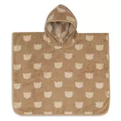 Jollein pončo dvostranski terry jacquard teddy bear 1 do 2 leti