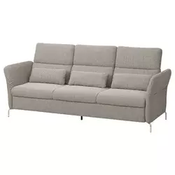 FAMMARP Sofa trosed, metal/Viarp bež/smeđa