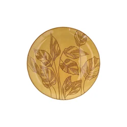 Tognana Stakleni tanjir Galassia Calathea, 28 cm, Žuti