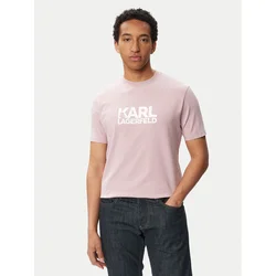 KARL LAGERFELD Majica 755780 563235 Roza Regular Fit