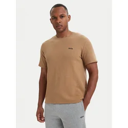 BOSS Majica Waffle 50535891 Bež Regular Fit