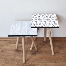 Hanah Home Set klub stočića 2Shp503, 2 komada, Šareni