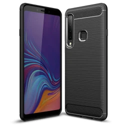 Maska Silicone Defender za Samsung A9/ A920F/ A9s (2018), Crna