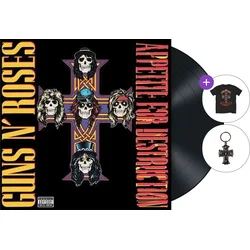 Guns N Roses Majica - Appetite For Destruction (LP) SET Black M