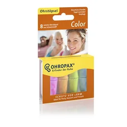 Ohropax Šareni čepići za uši od penaste gume za zaštitu od buke Color A8