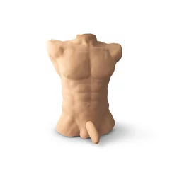 SILEXD Muški torzo sa dildom Apollo L Male Torso Flesh