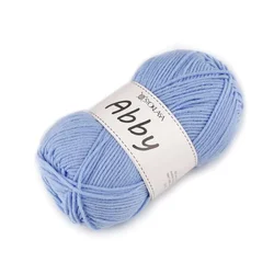Pletena preja Abby 100 g - svetlo modra