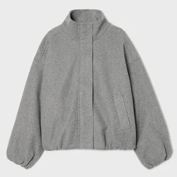 Cropp - Bomber jakna - tamno siva