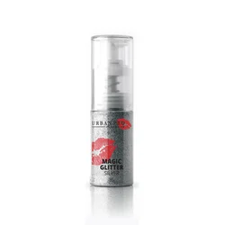 Gliter prah u sprej bočici, Srebrni, 35g