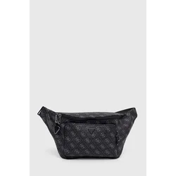 Torbica za okoli pasu Guess MILANO črna barva, HMMILO P4256