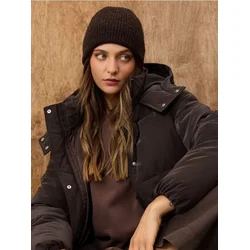 Sinsay - Rebrasta beanie kapa sa dodatkom vune - braon