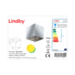 Lindby - Zidna svetiljka NEHLE 1xG9/33W/230V