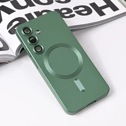 Maska za telefon Magsafe Chrome za Samsung S931B Galaxy S25, Zelena