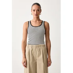 Weekend Max Mara top ženski bombaž z elastanom WKDMULTIK