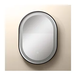 Zuma Line D2383 - LED kupatilsko ogledalo sa pozadinskim osvetljenjem 24W/230V 3000/4000/6000K IP44 crna