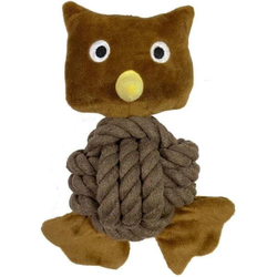 Happy Pet Plišasta igrača + vrv Knottie sova HP 23cm