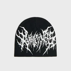 Cropp - Kapa beanie s printom - CRNO