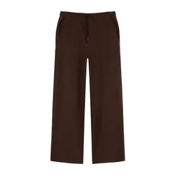 Trendyol muške pantalone Tmnaw27Pl00008, smeđa