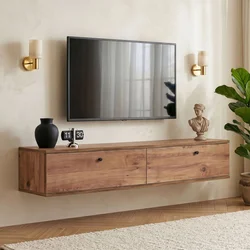 Hanah Home TV komoda Ligne 140, 140 cm, atlantski bor
