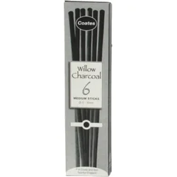 Coates Willow Komplet naravnega oglja 5 - 6 mm 6 kos