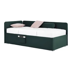 Krevet Remi 90/200 cm , tamnozelena