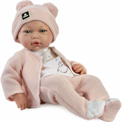 Guca 894 NEW BORN - realistična punčka z ohišjem iz mehkega blaga - 36 cm