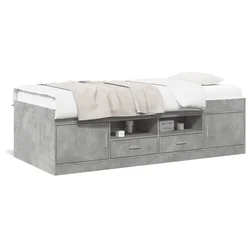 Vidaxl Dnevna postelja s predali brez vzmetnice 90x190 cm