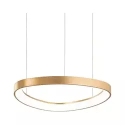 Ideal Lux - LED luster na sajli GEMINI LED/36W/230V 4000K prečnik 42,5 cm CRI 90 mesing