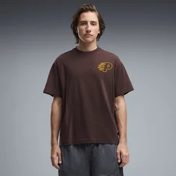 PUMA Art Class Oversized Tee Men, Men, Chocolate Fondue, XS