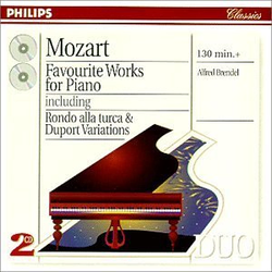 MOZART: FAVOURITE WORKS FOR piano NOTE