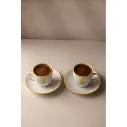Hermia Set šolja za kafu, 4 komada, Beli