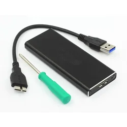 CoreParts ohišje za USB 3.0 na mSATA, podpora za 50 mm module, MSACSC/USB 3.0