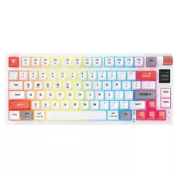 Tastatura mehanicka Gaming Fantech MK917 RGB Atom PRO79 Wireless bela (Red switch)