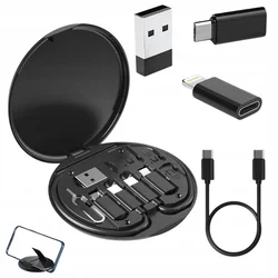 Komplet adapterjev 5v1 USB-C mikro USB Lightning za mobilne telefone