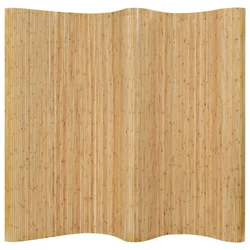 Paravan iz bambusa 250x195 cm naravne barve