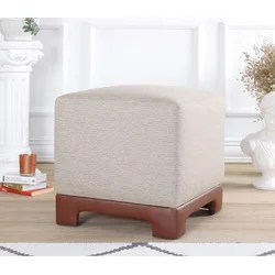 Atelier del Sofa Tabure Lenover, 50x47x50cm, Krem