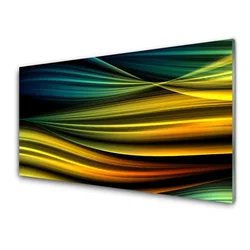 tulup.si Slika na steklu Abstrakcija graphics 125x50 cm 2 obešalnika
