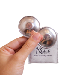 KOALA BABYCARE Štitnici za dojenje od trilaminatnog srebra Maxi