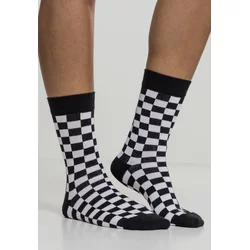 Checker Socks 2-Pack black/white