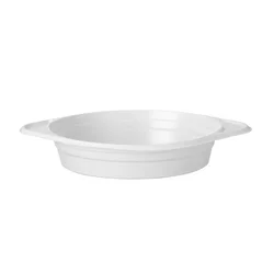Plastične sklede HENDI, 100 kosov, 0,35 l, premer 155 mm, bele