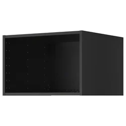 METOD Gornji element s ventilacijom, Crnosiva, 60x60x40 cm