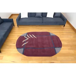EuroAF Tepih 34, 120x170 cm, Bordo
