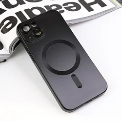 Maska za telefon iPhone 14 CHROME, Magsafe, Crna