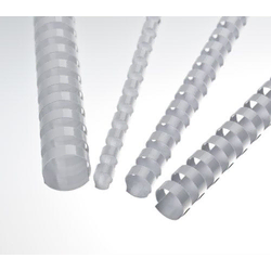Plastične hrbtne strani 8 mm, bele barve