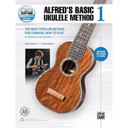 ALFREDS BASIC UKULELLE METHOD 1 +AUDIO ACCESS