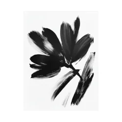 Canvas Slika na platnu Crno beli cvet II, 75 x 100 cm