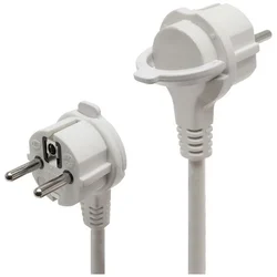 home Produžni kabel, 6 utičnice, 3 x 1,0mm2, 1,5met, bijeli - NV 06TK/WH