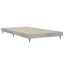 Okvir kreveta boja betona 90 x 190 cm od konstruiranog drva