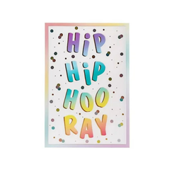 Čestitka 3D Hoorey Hip Hip Hoo Ray