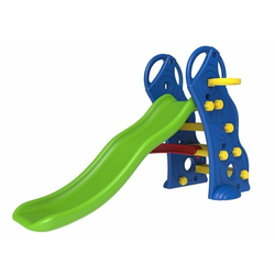 Modri ??plastični tobogan z lestvijo lea